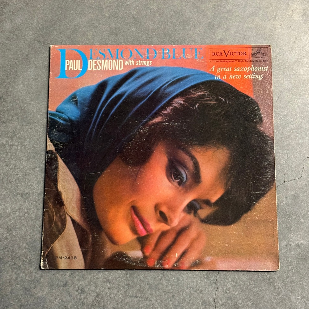 Paul Desmond Desmond Blue Vinyl LP RCA Victor LPM-2438 Mono Jazz 1962 Jim Hall